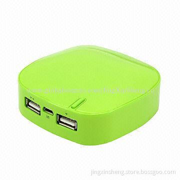 Fashionable Power Bank with 5,00mAh, 5V/2.1A USB Output